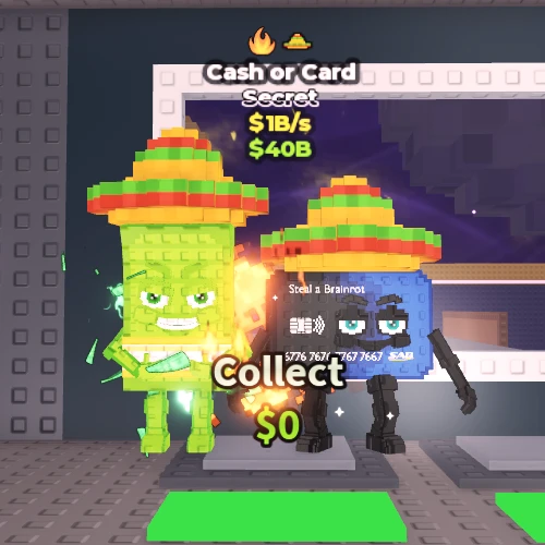 Cash Or Card 1B/s
